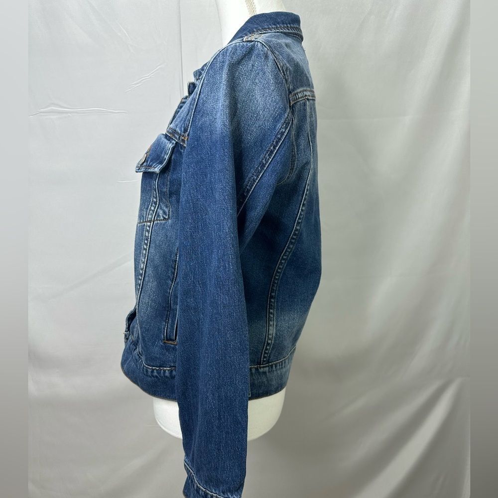 Prosperity Distressed Blue Denim Jacket Size XL - Picture 4 of 10